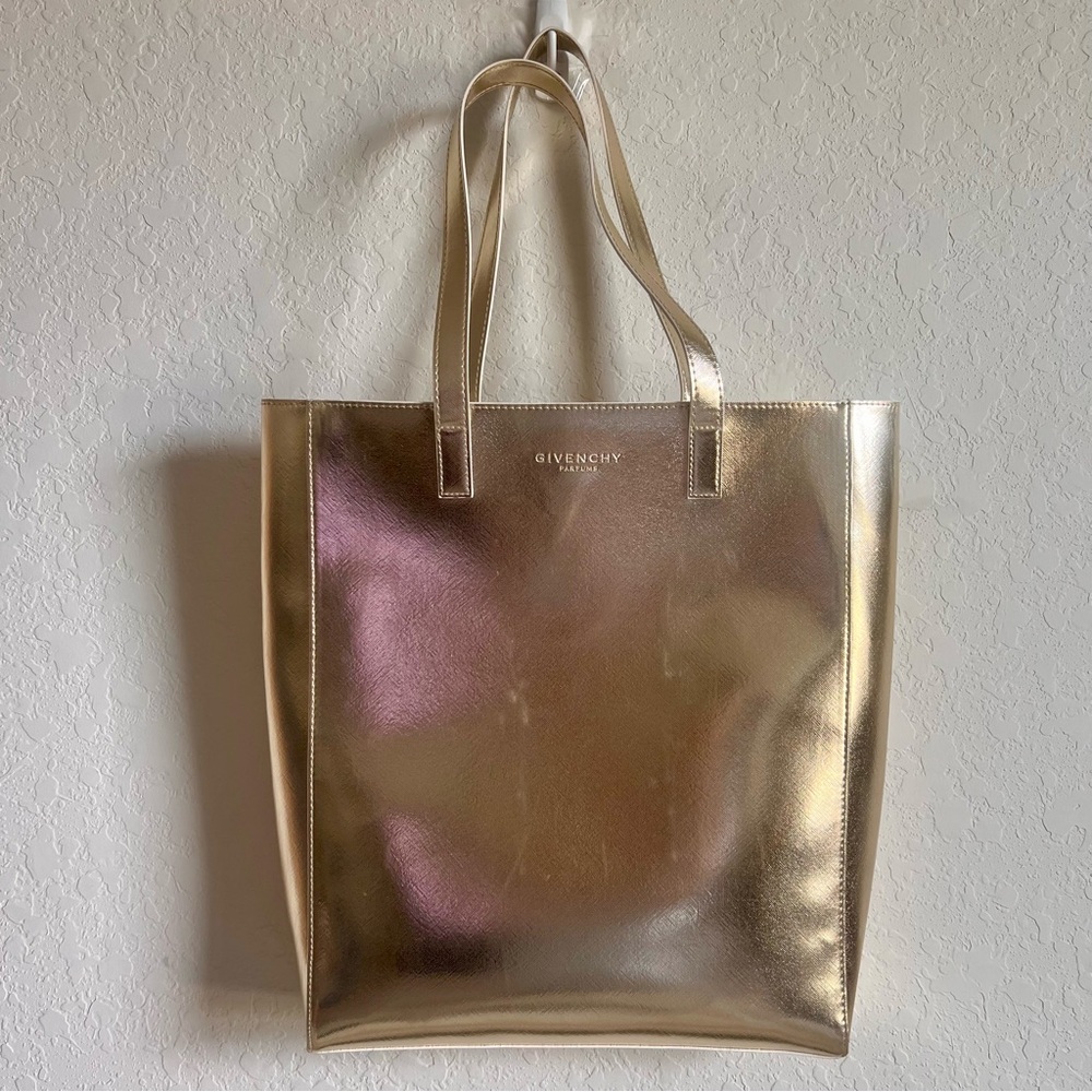 Givenchy Parfums Metallic Gold Tote Bag